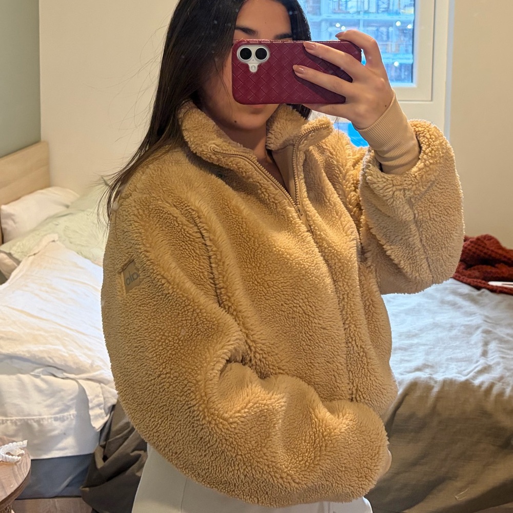 ALO Tan Sherpa Jacket